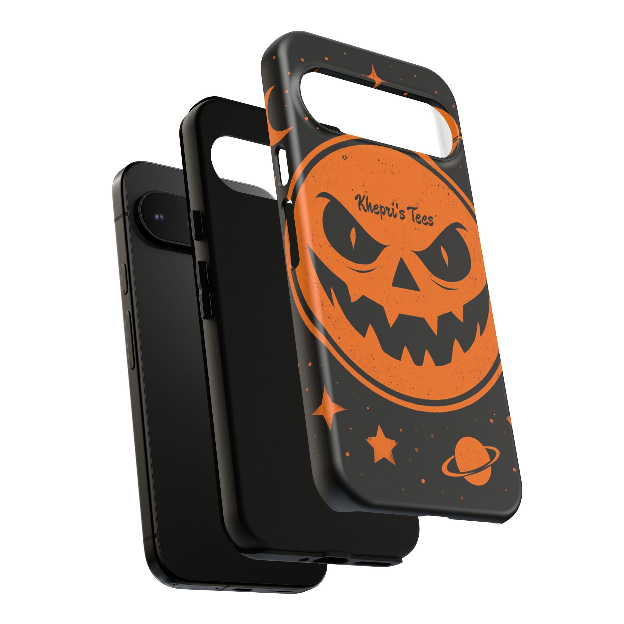 Halloween Phone Case, Spooky Cell Phone Cover, Tough Case for Halloween Lovers, Galaxy Print Phone Accessory, Kids & Adults Gift