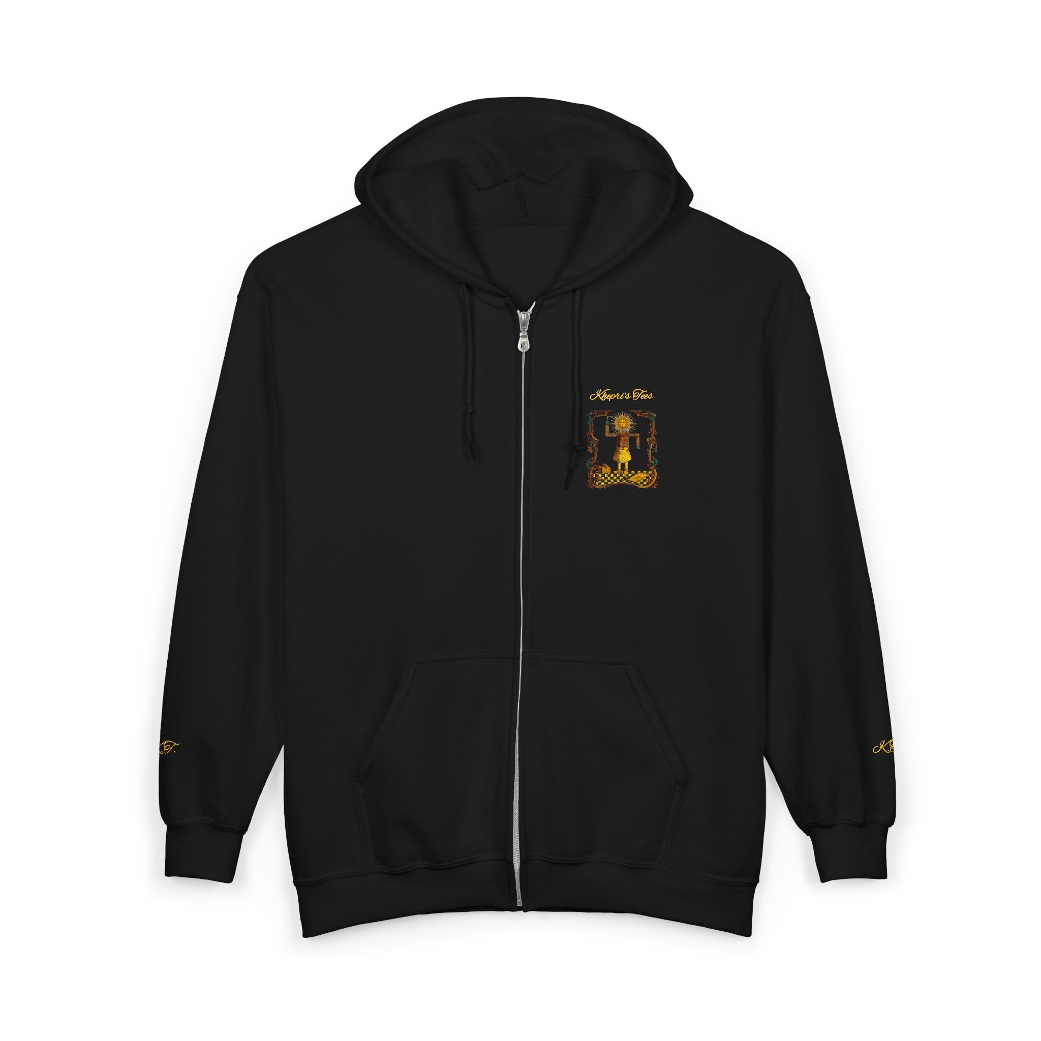 Masonic Sun God Zip Hoodie