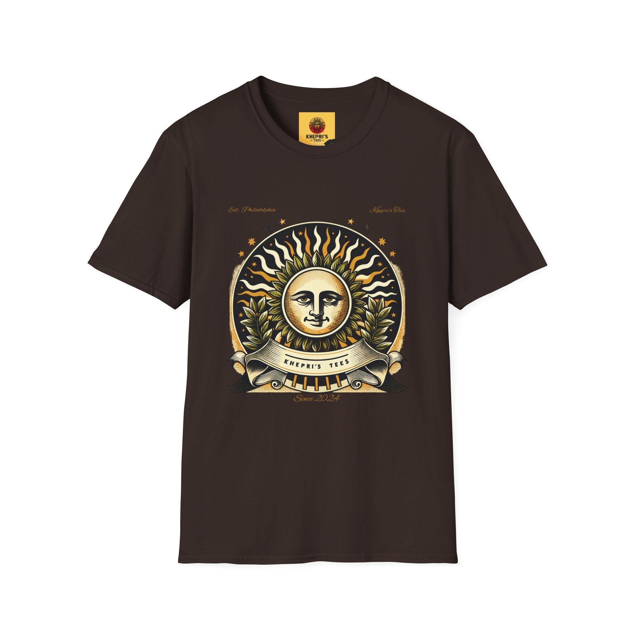 Ceasar Sunshine Unisex T-Shirt, Vintage Style Tee, Bohemian Gift, Astrology Apparel, Summer Clothing, Festival Wear
