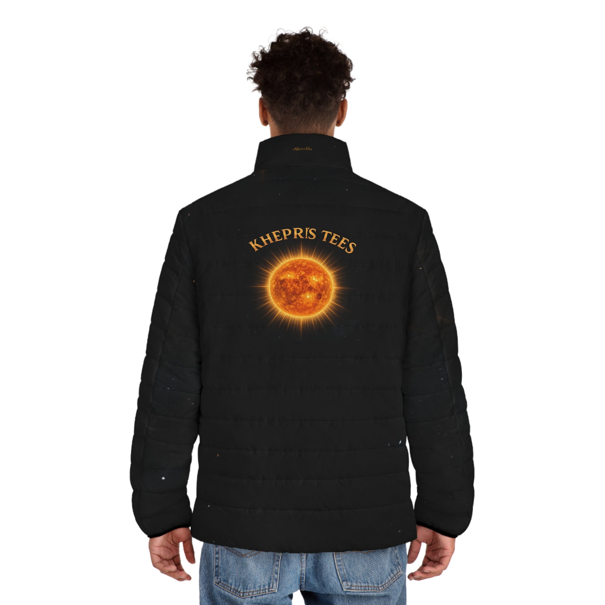 Khepris Tees Solar Sun Puffer Jacket — Men's Insulated Winter Coat