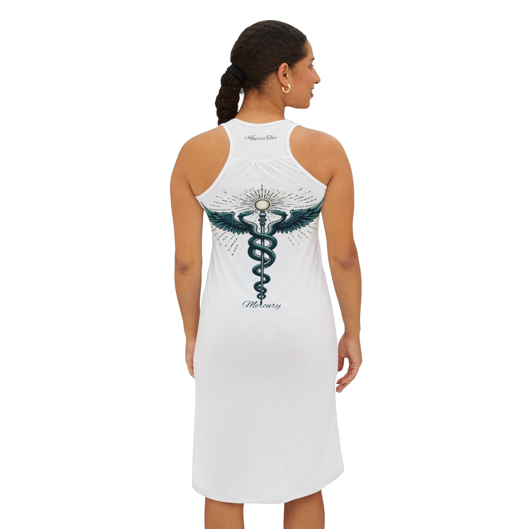 Mercury Rising-Women's Racerback Dress (AOP)