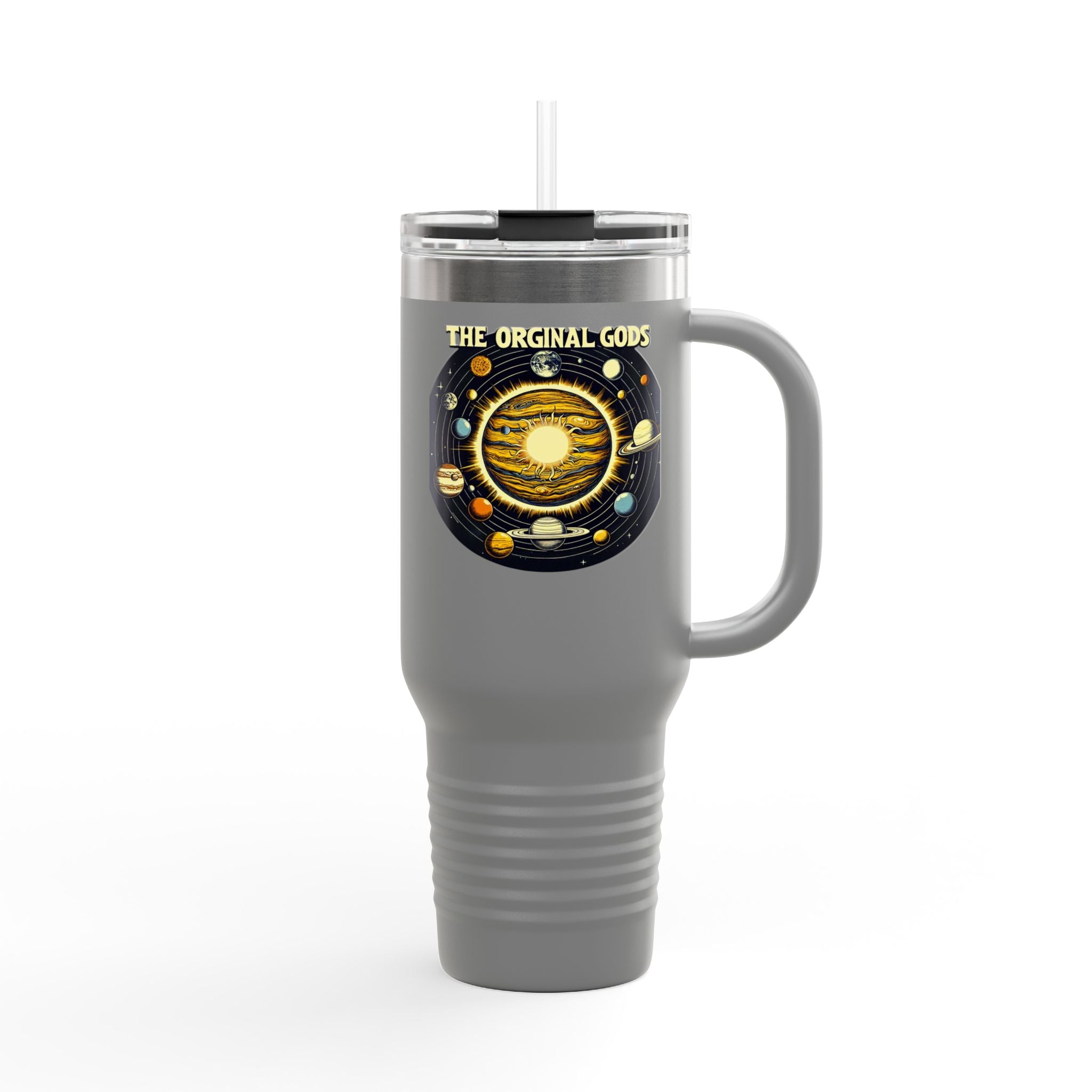 "The Original Gods" 40oz Insulated Travel Mug —Solar System Design