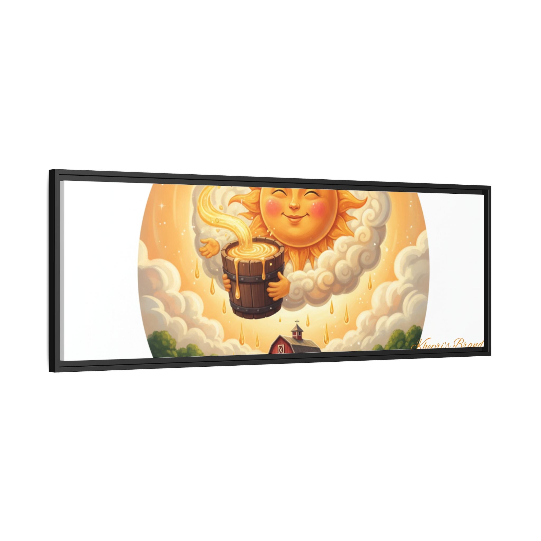 Sun Drip-Framed Matte Picture