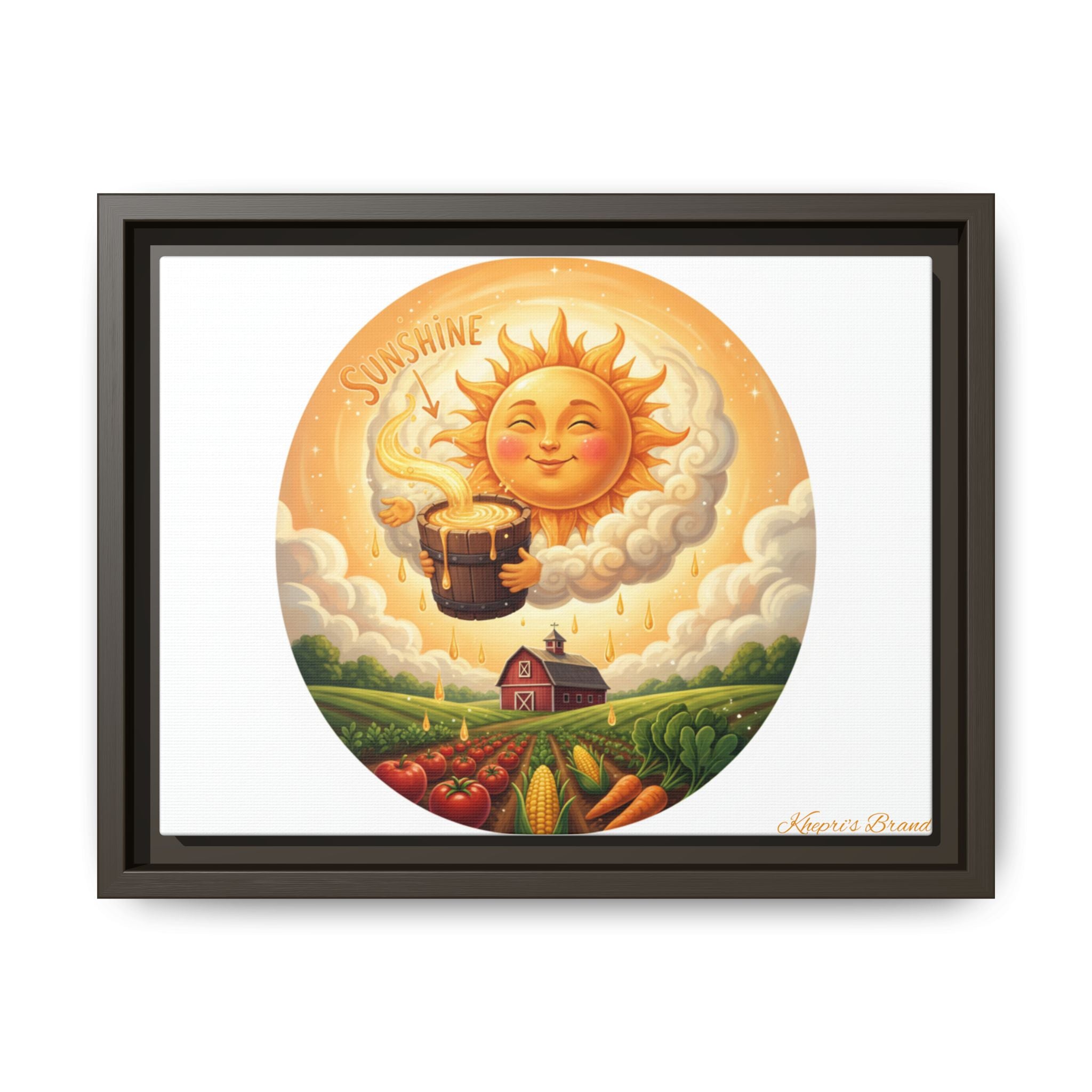 Sun Drip-Framed Matte Picture
