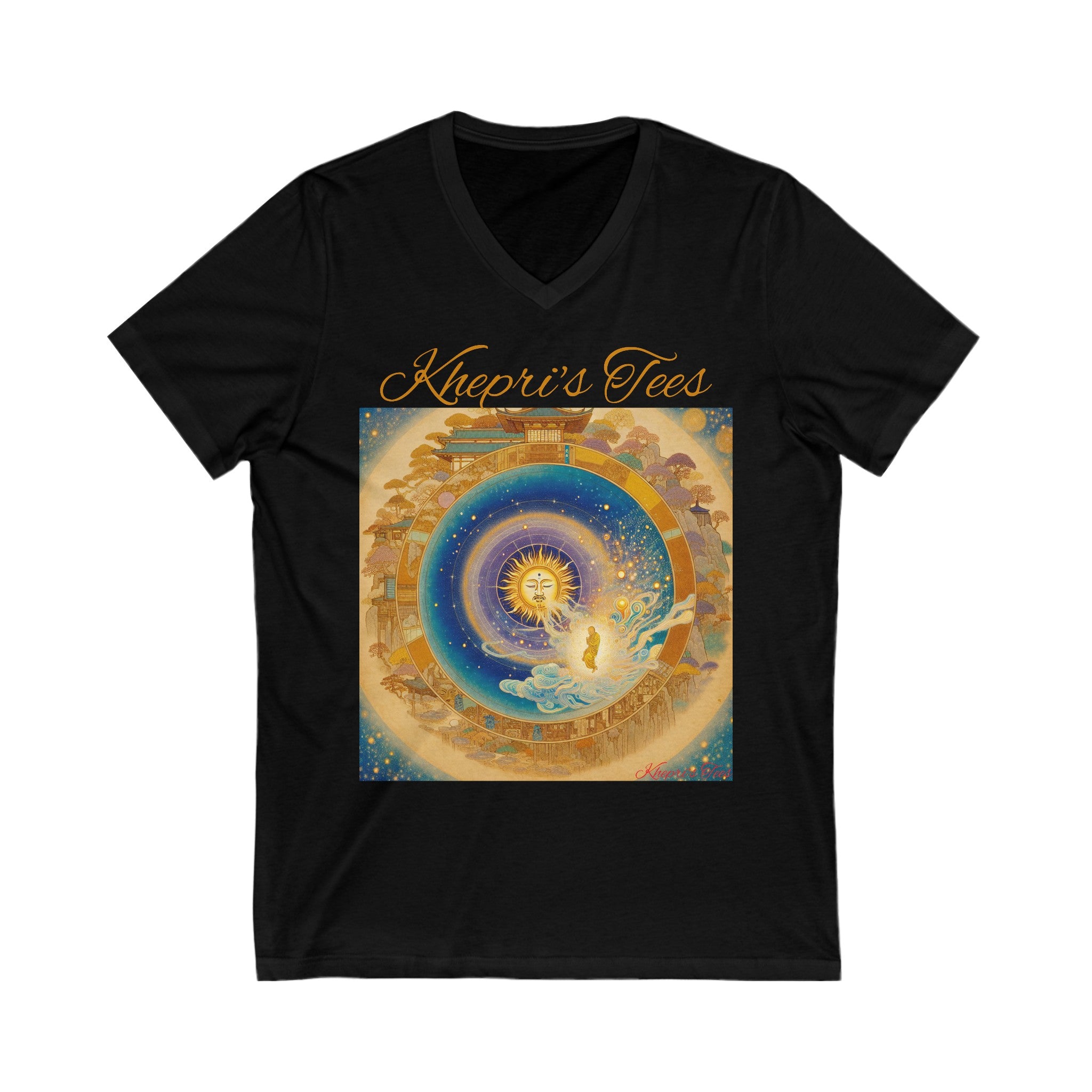 Portal For Souls-Unisex Jersey Short Sleeve V-Neck Tee