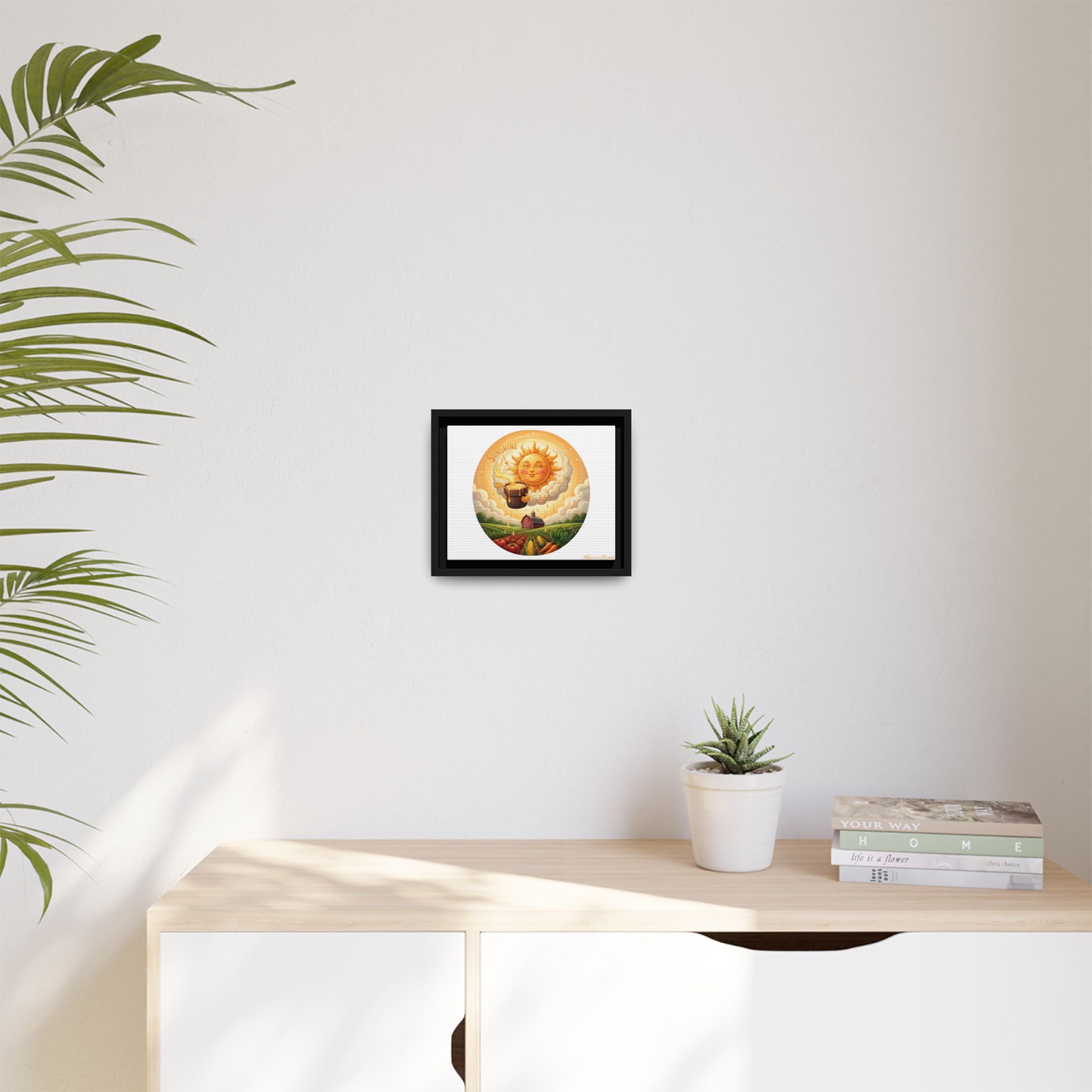 Sun Drip-Framed Matte Picture