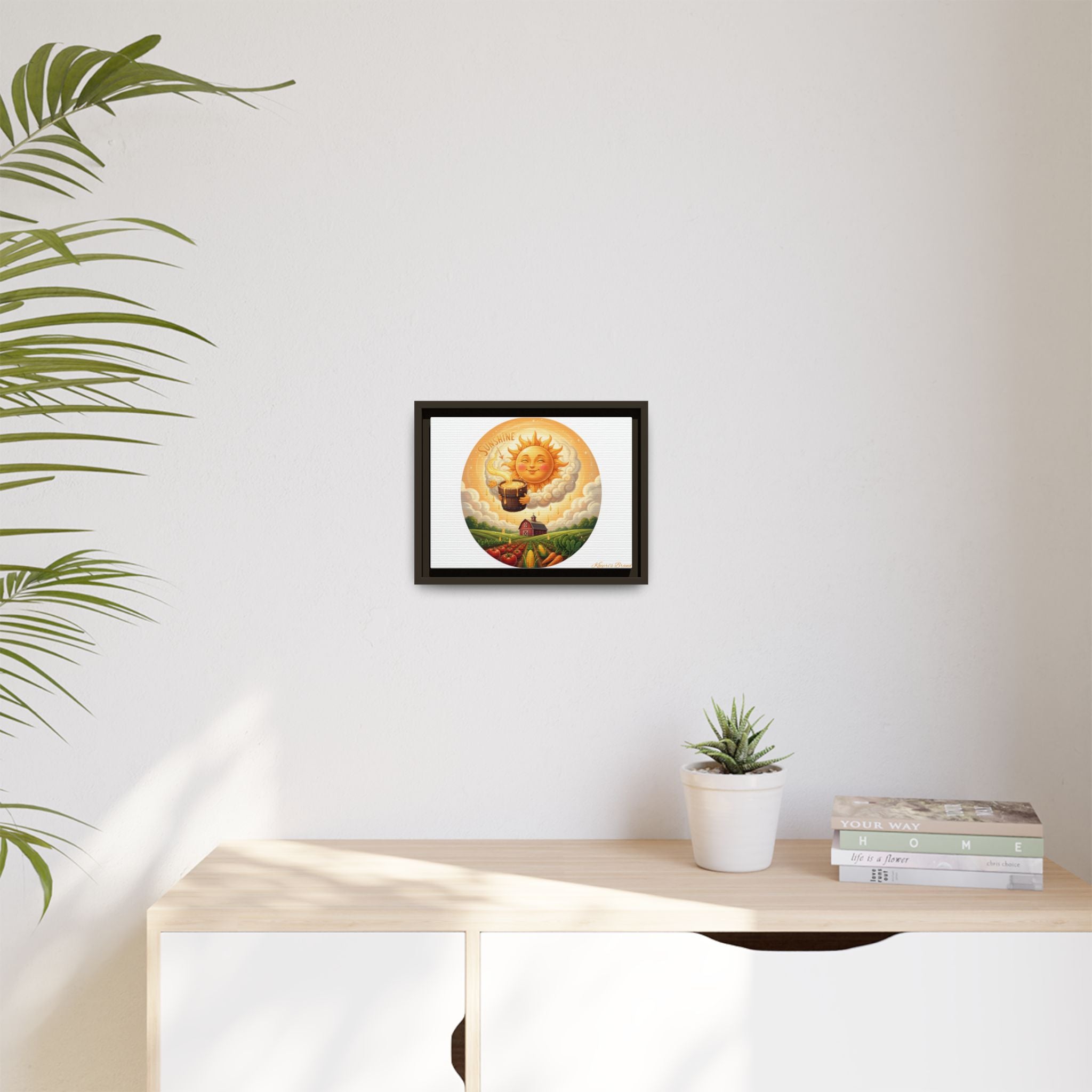 Sun Drip-Framed Matte Picture