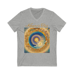 Portal For Souls-Unisex Jersey Short Sleeve V-Neck Tee
