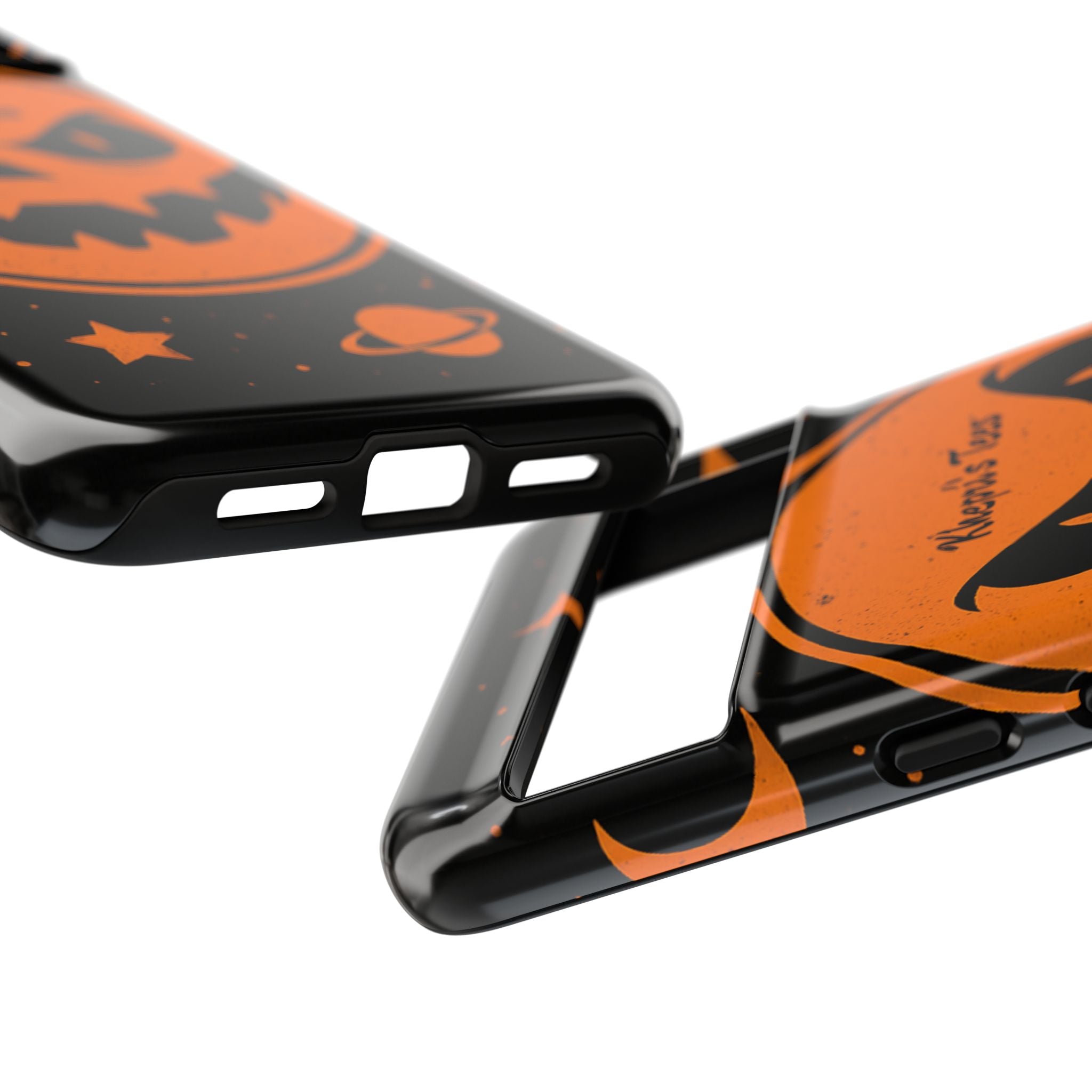 Halloween Phone Case, Spooky Cell Phone Cover, Tough Case for Halloween Lovers, Galaxy Print Phone Accessory, Kids & Adults Gift