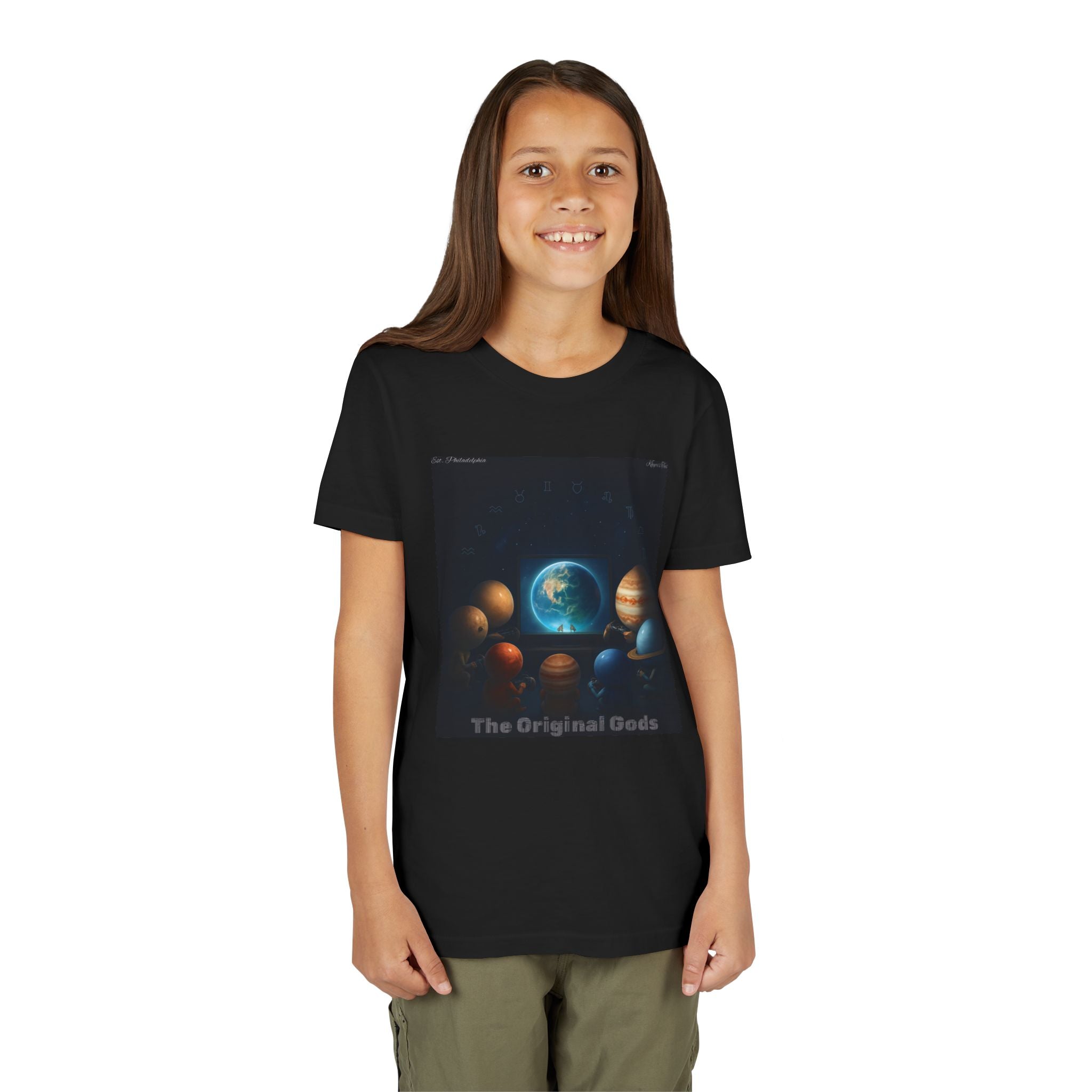 OG Gaming- Youth Tee - Cosmic Zodiac Shirt, Kids Graphic Tee, Space Design, Birthday Gift, Science Lover Tee