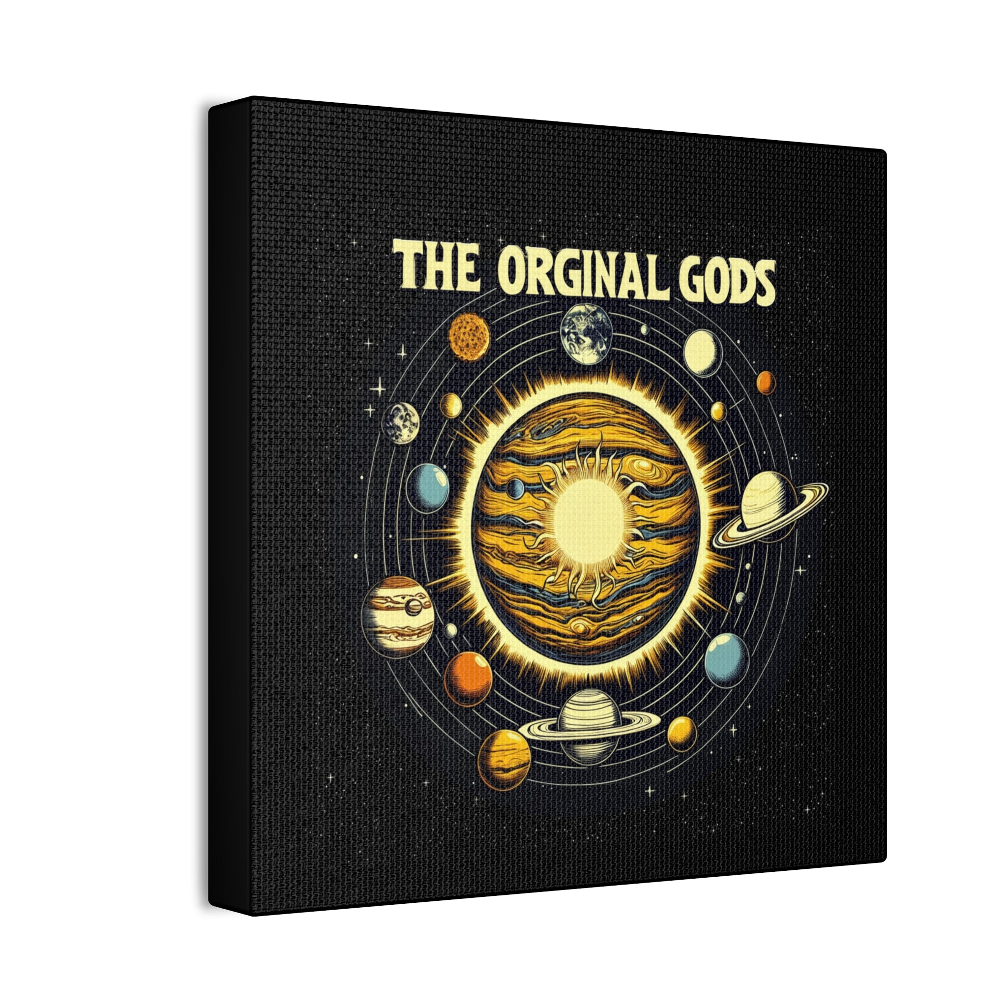 "The Original Gods" Canvas Wall Art — Classic Planetary Picture